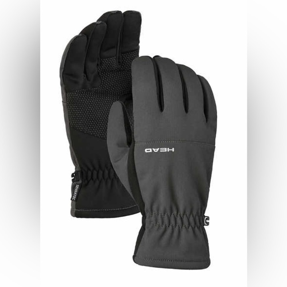 HEAD Men’s Waterproof Hybrid Gloves-Gray/ Size: Large (NWT) - Picture 1 of 8